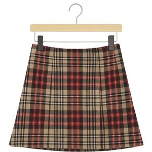 The Limited Wool-Blend Plaid Skirt Size 8 | Fall Winter Classic Side Zip Mini